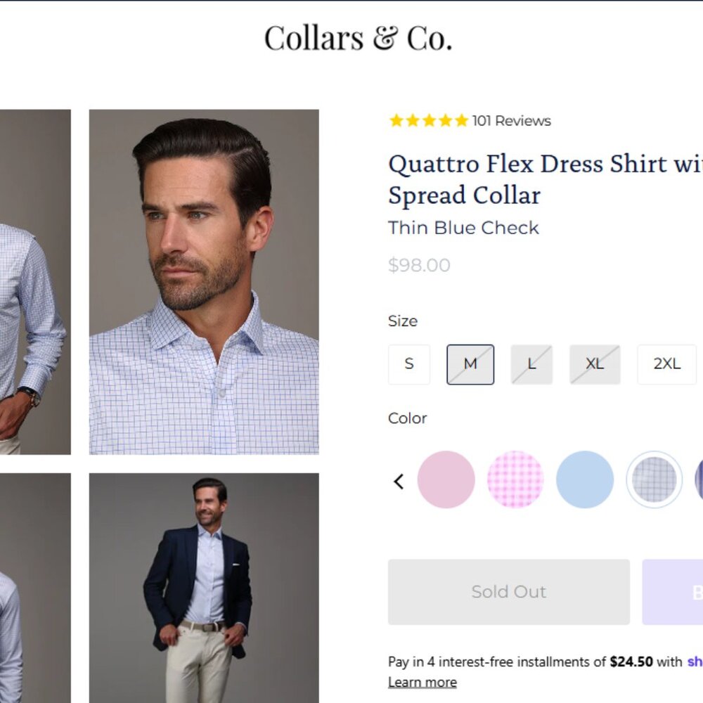 Men’s Collars & Co Button-Down Shirts